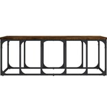 VidaXL Salontafel 100x50x35,5 cm bewerkt hout gerookt eikenkleurig