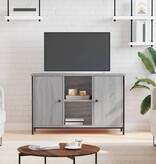 VidaXL Tv-meubel 100x35x65 cm bewerkt hout grijs sonoma eikenkleurig