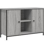 VidaXL Tv-meubel 100x35x65 cm bewerkt hout grijs sonoma eikenkleurig