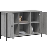 VidaXL Tv-meubel 100x35x65 cm bewerkt hout grijs sonoma eikenkleurig