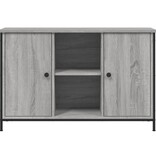VidaXL Tv-meubel 100x35x65 cm bewerkt hout grijs sonoma eikenkleurig