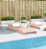 VidaXL Ligbed 205x80x31,5 cm massief douglashout