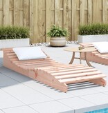 VidaXL Ligbed 205x60x31,5 cm massief douglashout