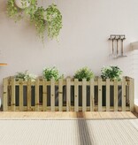 VidaXL Plantenbak verhoogd hekontwerp 200x50x50 cm geïmpregneerd hout