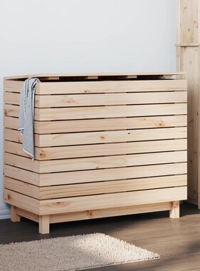 VidaXL Wasmand 88,5x44x76 cm massief grenenhout