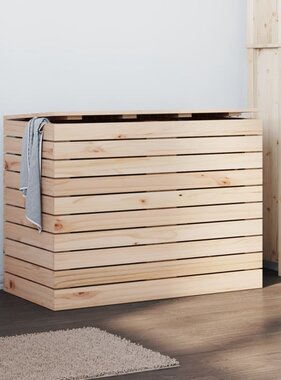 VidaXL Wasmand 88,5x44x66 cm massief grenenhout