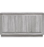 VidaXL Dressoir 102x35x55 cm bewerkt hout grijs sonoma eikenkleurig