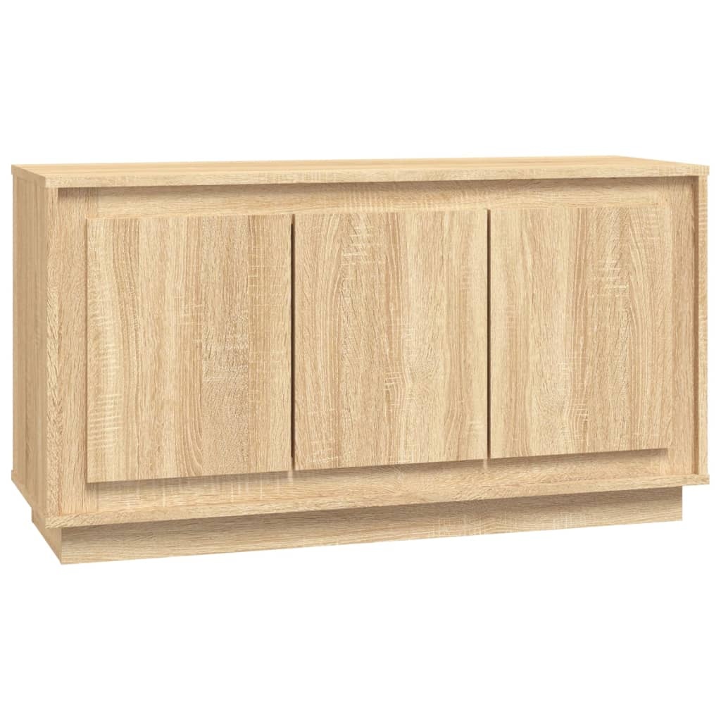 VidaXL Dressoir 102x35x55 cm bewerkt hout sonoma eikenkleurig
