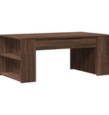 VidaXL Salontafel 102x55x42 cm bewerkt hout bruin eikenkleur