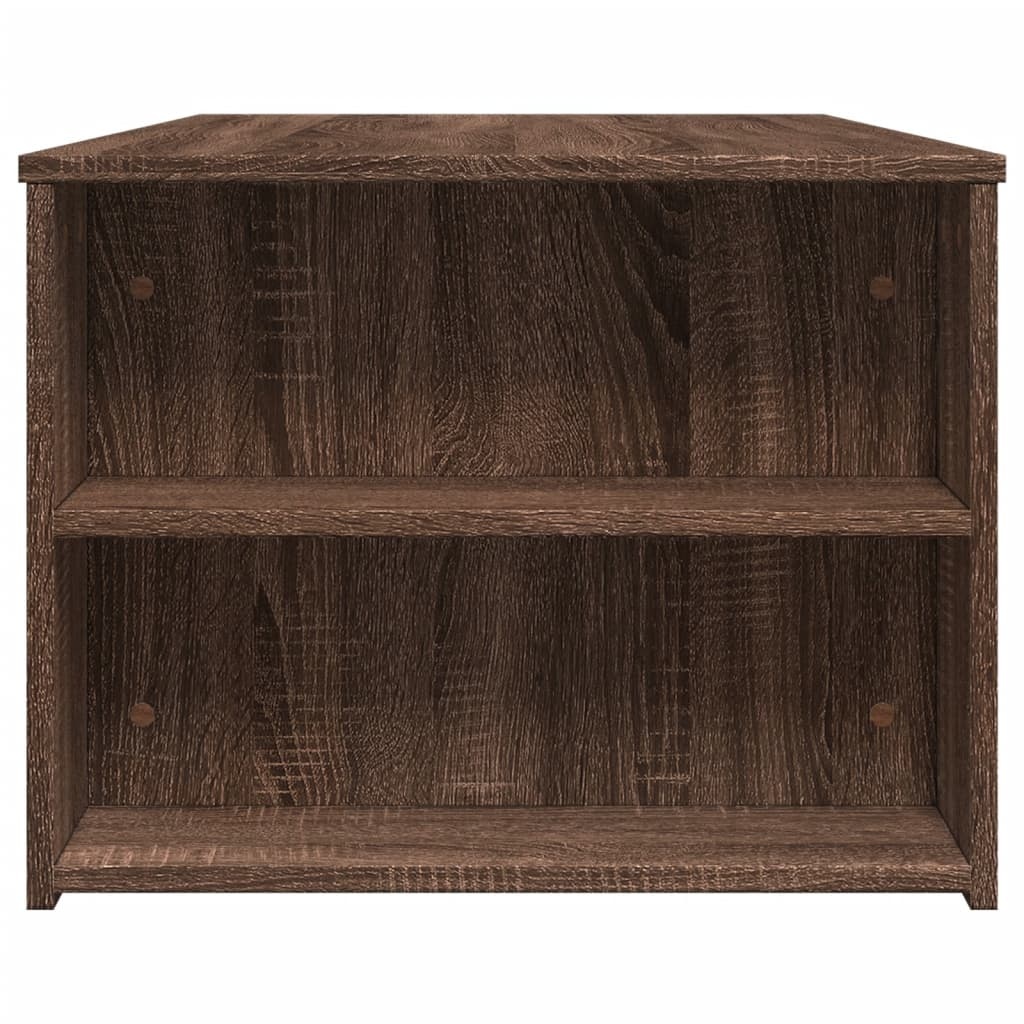 VidaXL Salontafel 102x55x42 cm bewerkt hout bruin eikenkleur