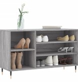 VidaXL Schoenenkast 102x36x60 cm bewerkt hout sonoma grijs