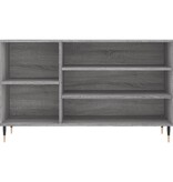 VidaXL Schoenenkast 102x36x60 cm bewerkt hout sonoma grijs