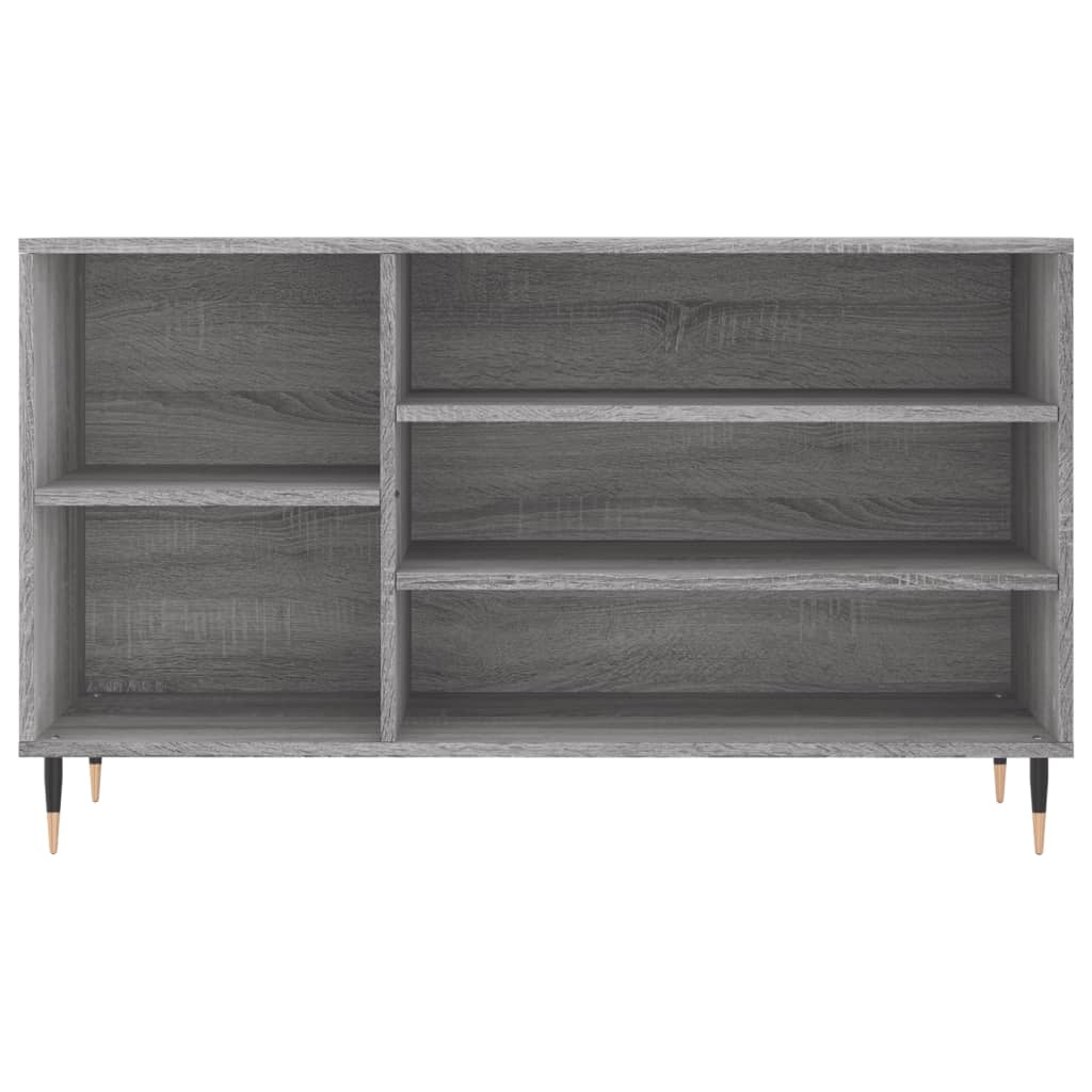 VidaXL Schoenenkast 102x36x60 cm bewerkt hout sonoma grijs