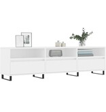 VidaXL Tv-meubel 150x30x44,5 cm bewerkt hout wit