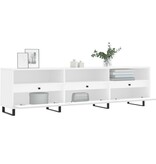 VidaXL Tv-meubel 150x30x44,5 cm bewerkt hout wit
