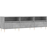 VidaXL Tv-meubel 150x30x44,5 cm bewerkt hout betongrijs