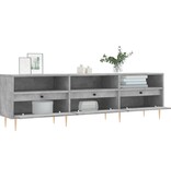 VidaXL Tv-meubel 150x30x44,5 cm bewerkt hout betongrijs