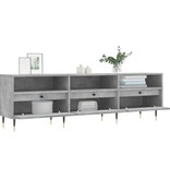VidaXL Tv-meubel 150x30x44,5 cm bewerkt hout betongrijs
