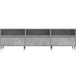 VidaXL Tv-meubel 150x30x44,5 cm bewerkt hout betongrijs