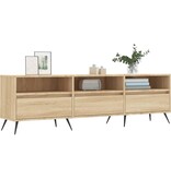 VidaXL Tv-meubel 150x30x44,5 cm bewerkt hout sonoma eikenkleurig