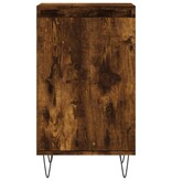 VidaXL Dressoir 40x35x70 cm bewerkt hout gerookt eikenkleurig