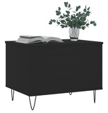 VidaXL Salontafel 60x44,5x45 cm bewerkt hout zwart