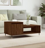 VidaXL Salontafel 100x50x45 cm bewerkt hout bruineiken