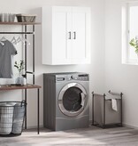 VidaXL Wandkast 69,5x34x90 cm bewerkt hout wit