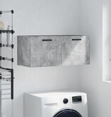 VidaXL Wandkast 80x36,5x35 cm bewerkt hout betongrijs