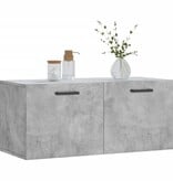 VidaXL Wandkast 80x36,5x35 cm bewerkt hout betongrijs