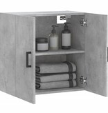 VidaXL Wandkast 60x31x60 cm bewerkt hout betongrijs