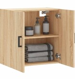 VidaXL Wandkast 60x31x60 cm bewerkt hout sonoma eikenkleurig