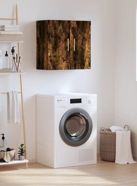 VidaXL Wandkast 60x31x60 cm bewerkt hout gerookt eikenkleurig