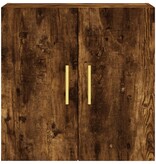 VidaXL Wandkast 60x31x60 cm bewerkt hout gerookt eikenkleurig