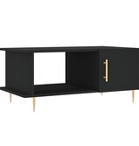 VidaXL Salontafel 90x50x40 cm bewerkt hout zwart
