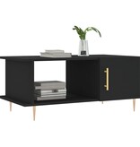 VidaXL Salontafel 90x50x40 cm bewerkt hout zwart