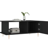 VidaXL Salontafel 90x50x40 cm bewerkt hout zwart