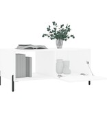 VidaXL Salontafel 90x50x40 cm bewerkt hout wit