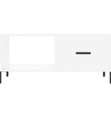 VidaXL Salontafel 90x50x40 cm bewerkt hout wit