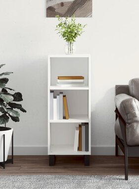 VidaXL Dressoir 34,5x32,5x90 cm bewerkt hout wit