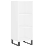 VidaXL Dressoir 34,5x32,5x90 cm bewerkt hout wit