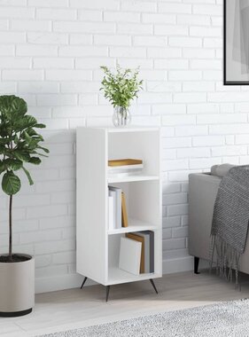 VidaXL Schappenkast 34,5x32,5x90 cm bewerkt hout wit