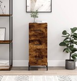 VidaXL Dressoir 34,5x34x90 cm bewerkt hout gerookt eiken