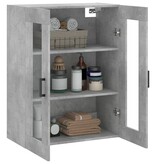 VidaXL Hangkast 69,5x34x90 cm betongrijs