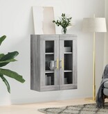 VidaXL Hangkast 69,5x34x90 cm grijs sonoma eikenkleurig