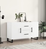 VidaXL Dressoir 100x36x60 cm bewerkt hout wit