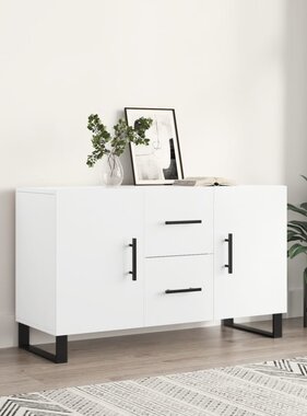 VidaXL Dressoir 100x36x60 cm bewerkt hout wit