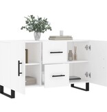 VidaXL Dressoir 100x36x60 cm bewerkt hout wit