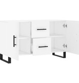 VidaXL Dressoir 100x36x60 cm bewerkt hout wit