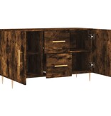 VidaXL Dressoir 100x36x60 cm bewerkt hout gerookt eikenkleurig